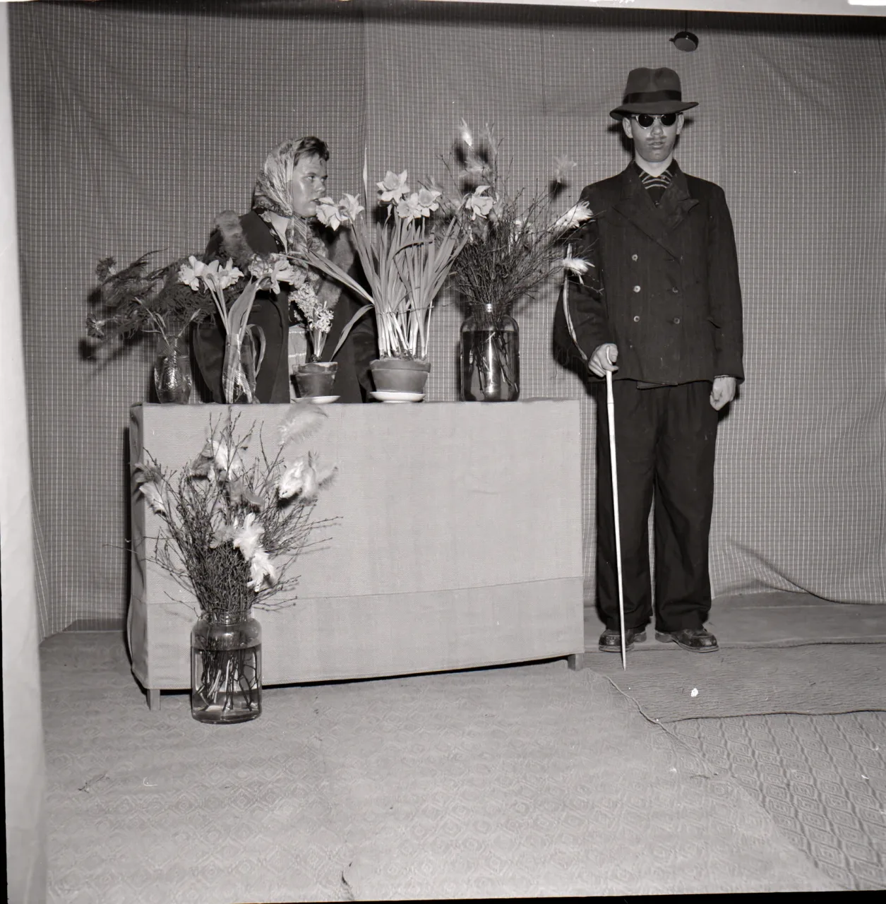 Folkhögskolan 1-ans klassfest 19590228 bild 10