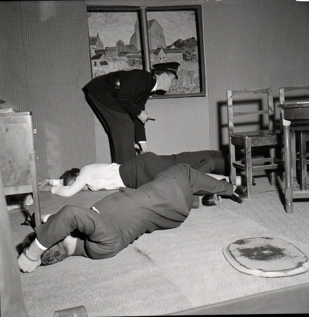 Folkhögskolan 1-ans klassfest 19590228 bild 11