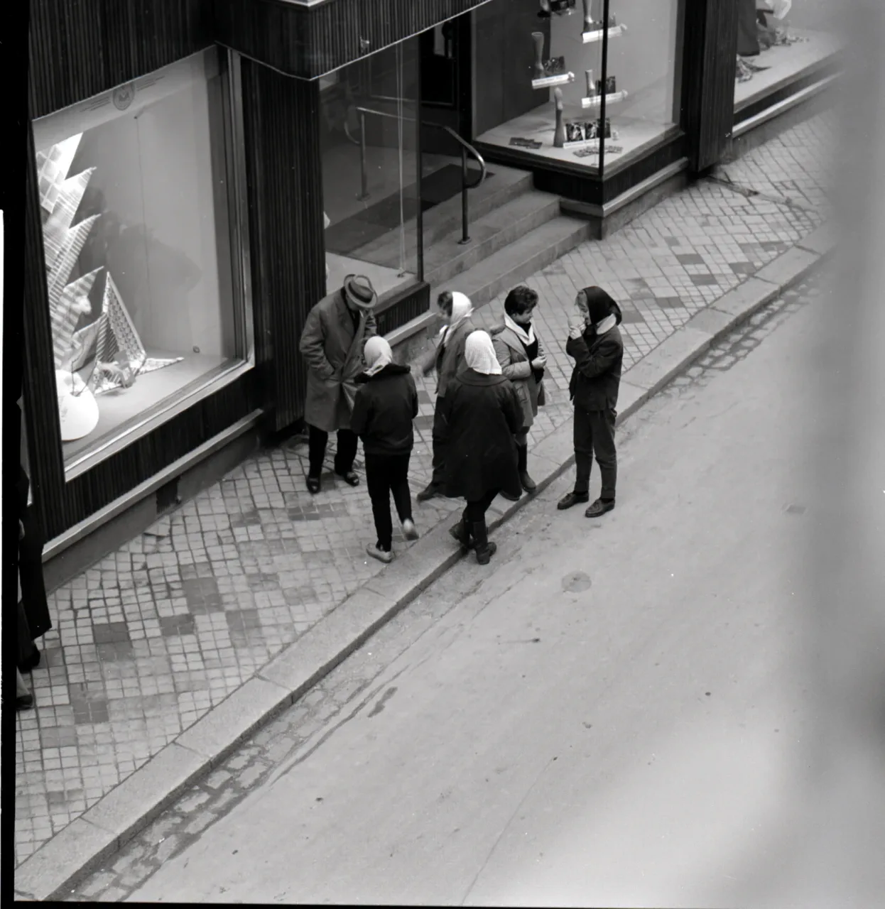 Köpmangatan Härnösand 1959 bild 1