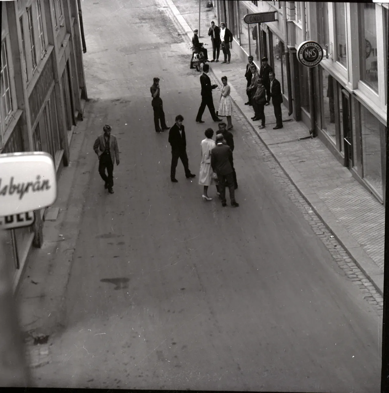 Köpmangatan Härnösand 1959 bild 3