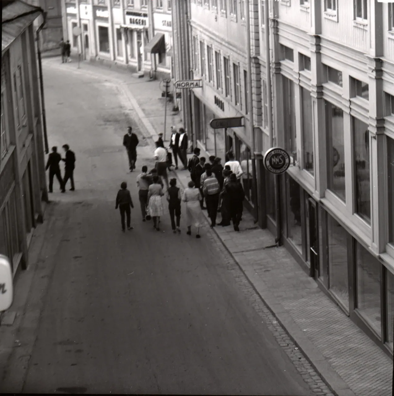 Köpmangatan Härnösand 1959 bild 5